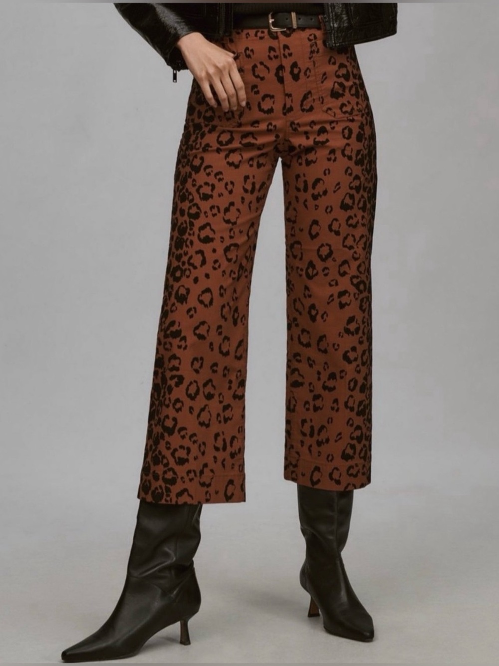 Anthropologie Maeve The Colette Animal Print Pants Size 31